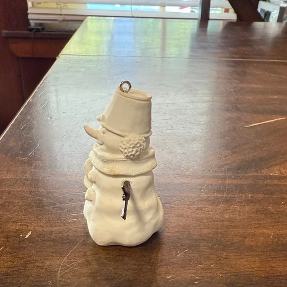 White Snowman Holiday Ornament - Picture 2 of 7